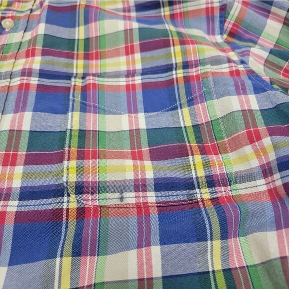 Cremieux Classic Slim Fit Stretch Oxford Long Sleeve Button Down Shirt Size L - Picture 9 of 9